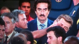 Mourinho Eye Poke - (c) The Globe And Mail