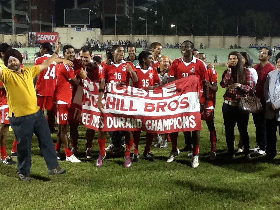 Churchill celebrating their win