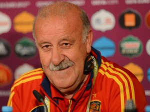 Vicente Del Bosque of Spain at Euro 2012