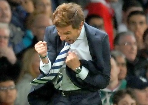 Villas-Boas Old Trafford Celebrations