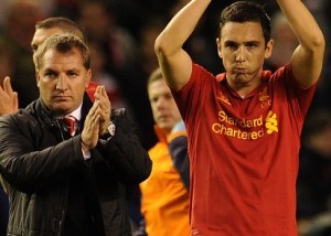Stewart Downing_Brendan Rodgers_(c)_www_(dot)_sharethematch_(dot)_com Stewart Downing