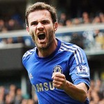 Chelsea's Juan Mata celebrates scoring during his side's 4-2 Premier League win at Tottenham Hotspur