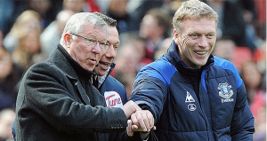 David Moyes in the shadow of Alex Ferguson