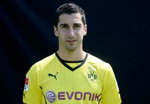 Arsenal vs Borussia Dortmund Line Ups - Henrikh Mkhitaryan