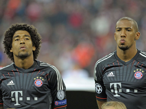 Rock Solid: Bayern defenders Dante and Jerome Boateng