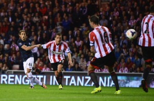 Januzaj volleys in the winner against Sunderland
