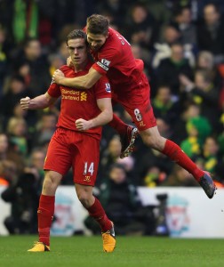 Henderson has done well  playing in the center with captain Gerrard.