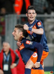 Giroud and Cabella formed an effective partnership for Montpellier to help the club clinch its only league title