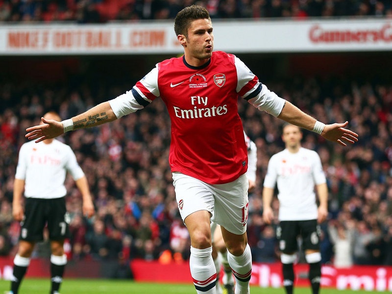 Olivier Giroud - Arsenal striker | Newcastle United vs Arsenal FC - Team News, Lineups, Tactics And Prediction