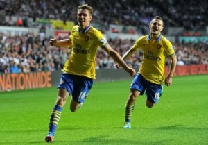 Aaron Ramsey`s fitness will be key vital for Arsenal`s title challenge