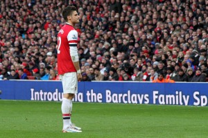 Giroud will hope Boruc makes another mistake like the one he capitalised on in the reverse fixture