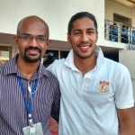 Arata Izumi with THT's Joseph George