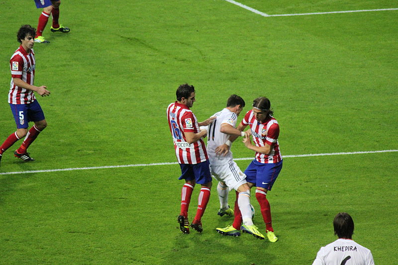 Tensions ran high at Vicente Calderon