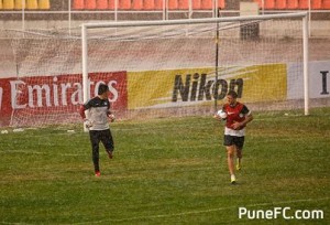 Rain has played spoilsport in Kitchee SC practice session today.