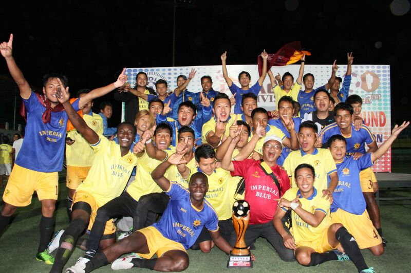 Royal Wahingdoh celebrate promotion to I-League (Pic courtesy AIFF Media)