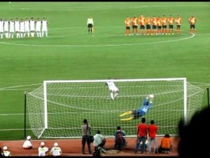 Gurpreet in Actio Gurpreet saves Odafa s penalty in Ifa shield semi final2013-c-article.wn.com