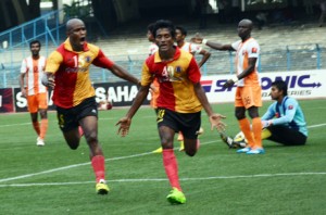 Prohlad Roy scored three goals in the Kolkata League.