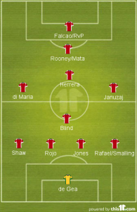 4-4-1-1 Formation