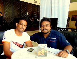 THT's Joseph Solomon with Manandeep Singh