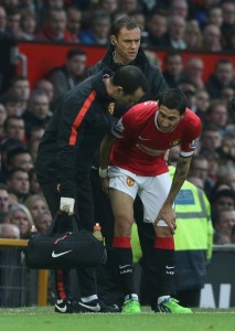 Di Maria was the latest entrant to United's burgeoning injury list