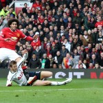 Fellaini scores in the game against Spurs