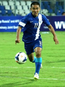 Chhetri will look to score against Oman once again