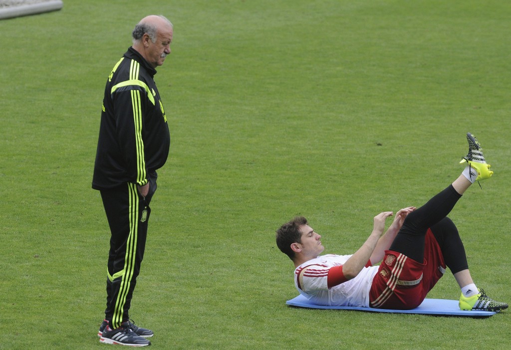 Spain training