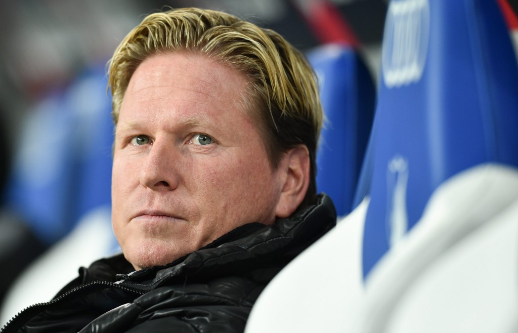 epa04997245 FILE - A file picture dated 12 December 2014 shows Hoffenheim coach Markus Gisdol during the German Bundesliga football match between TSG 1899 Hoffenheim and Eintracht Frankfurt at the Rhein-Neckar-Arena in Sinsheim, Germany. Hoffenheim dismissed Gisdol on 26 October 2015. EPA/UWE ANSPACH
