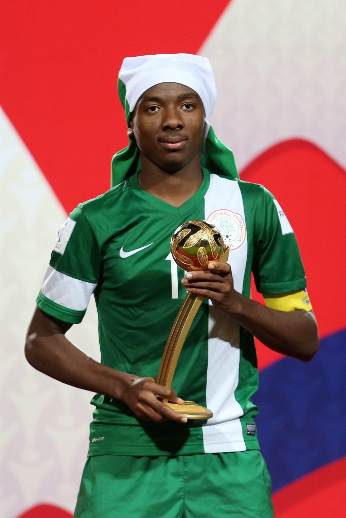 The midfielder won the Best Player trophy at the U-17 FIFA World Cup earlier and is highly rated across both the continents. (Picture Courtesy - AFP/Getty Images)