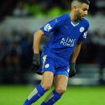 Mahrez in action for Leicester