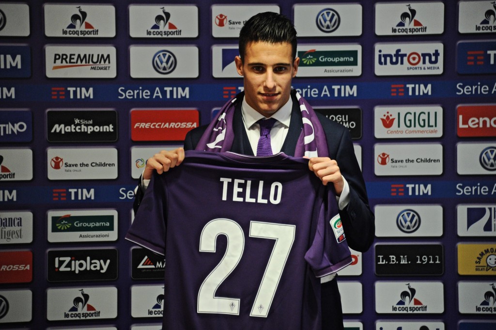 Fiorentina presents Cristian Tello