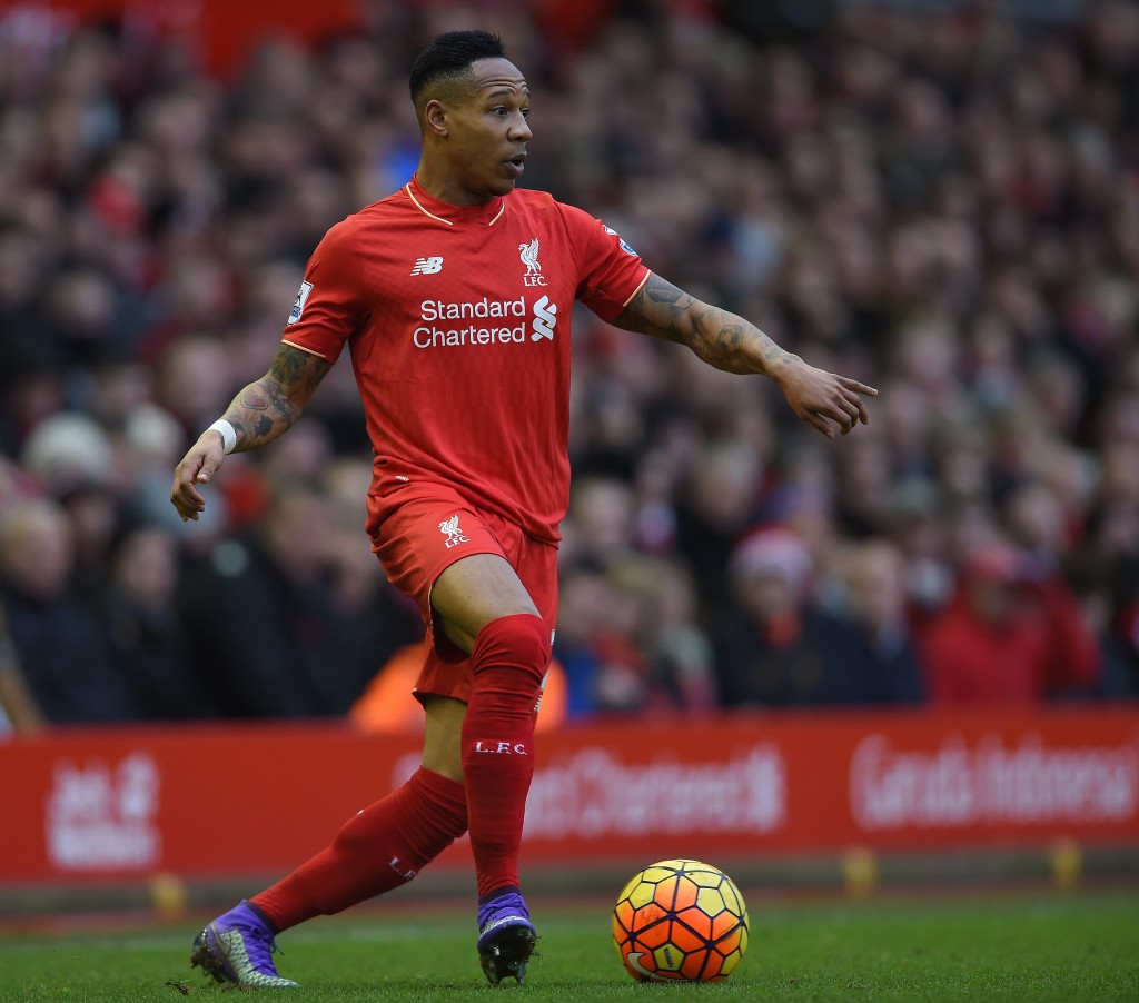 epa05146673 Liverpool's Nathaniel Clyne in action during the English Premier League soccer match between Liverpool and Sunderland at Anfield, Liverpool, Britain, 06 February 2016. EPA/PETER POWELL EDITORIAL USE ONLY. No use with unauthorized audio, video, data, fixture lists, club/league logos or 'live' services. Online in-match use limited to 75 images, no video emulation. No use in betting, games or single club/league/player publications