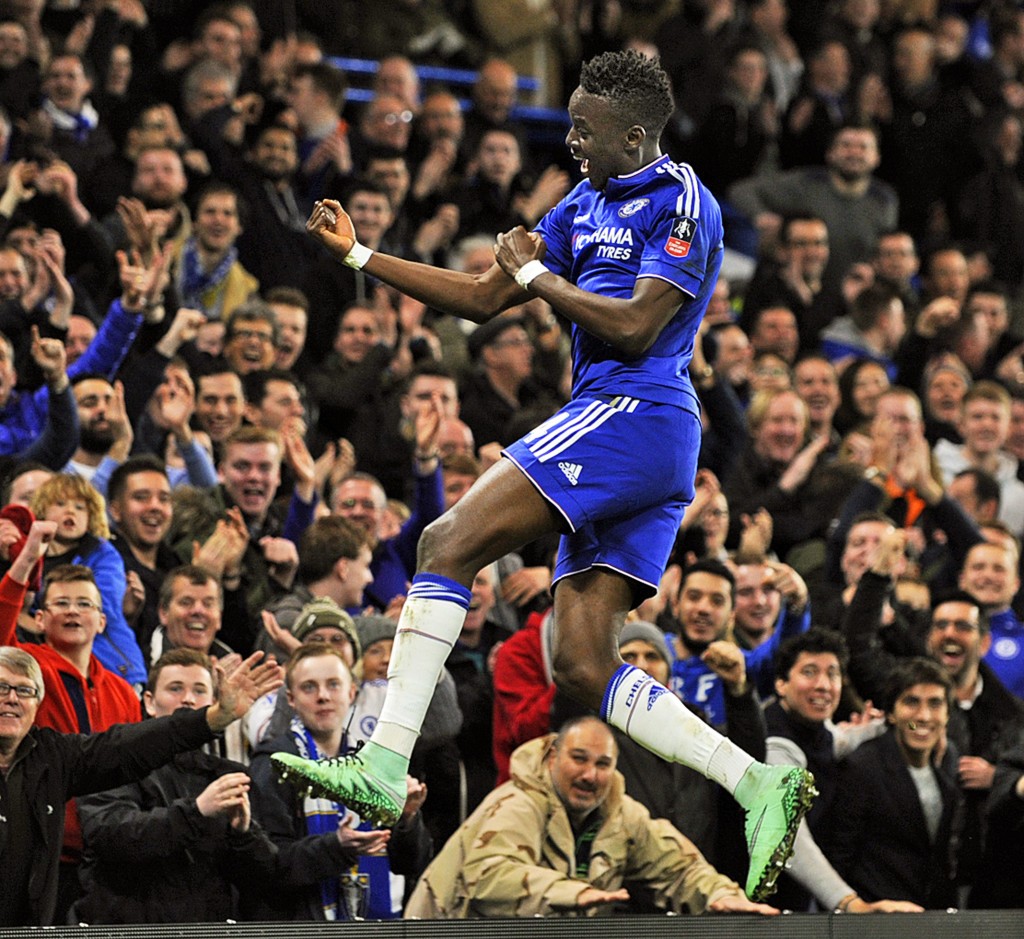 Bertrand Traore has been in quietly putting in great shifts at the front for Chelsea and may find himself a part of the first-team setup at Stamford Bridge. (Picture Courtesy - AFP./Getty Images)