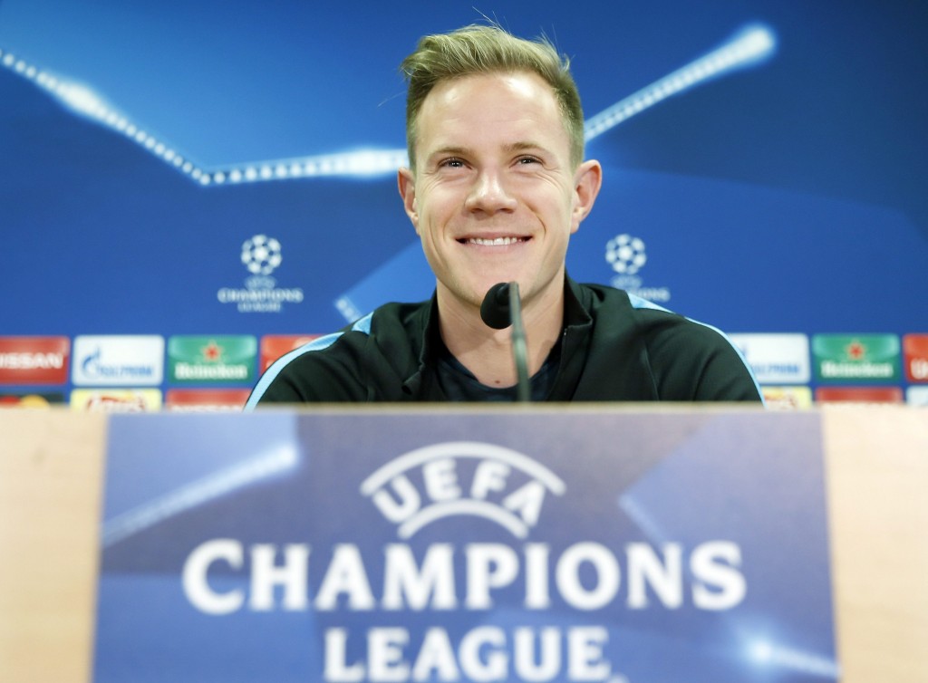 Ter Stegen is now happy at Barcelona after being handed a more expansive role in both domestic and European competitions and is more than willing to sign a contract extension at Barcelona, according to his agent. (Picture Courtesy - AFP/Getty Images)