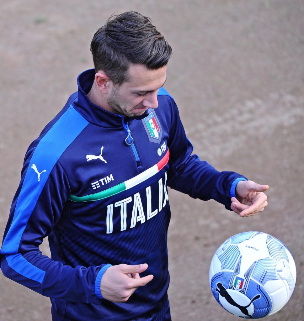 Italian national soccer team - training