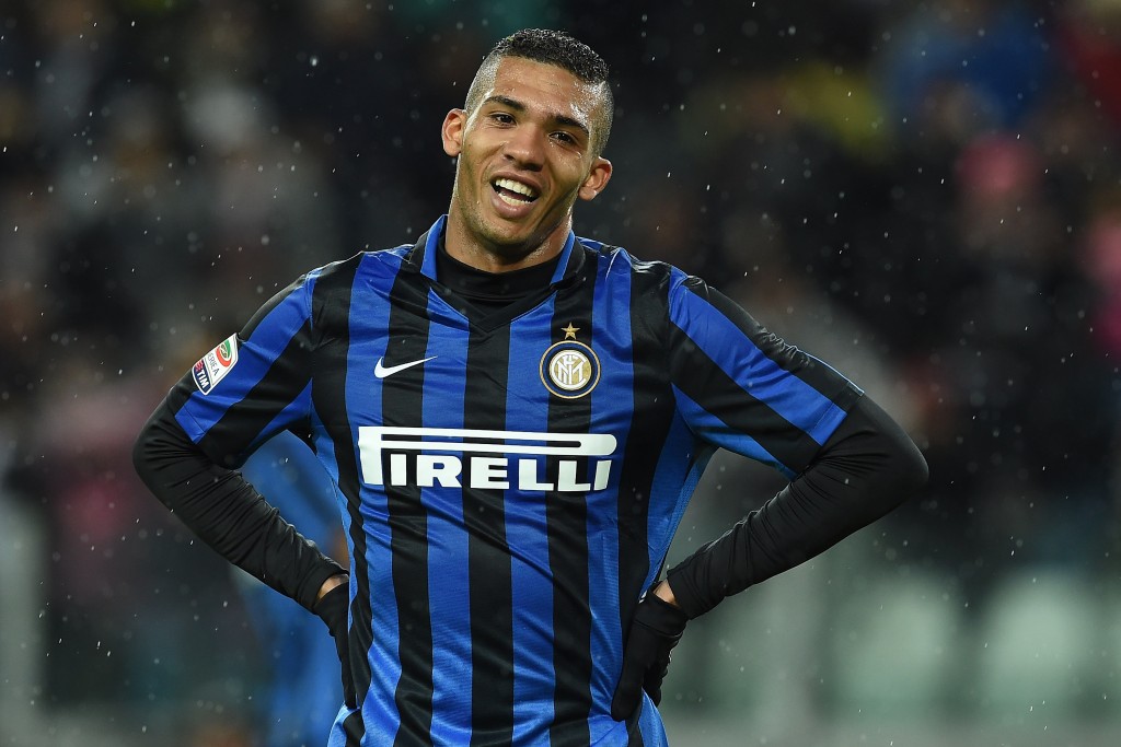 TURIN, ITALY - FEBRUARY 28: Juan Jesus of FC Internazionale Milano looks on during the Serie A match between Juventus FC and FC Internazionale Milano at Juventus Arena on February 28, 2016 in Turin, Italy. (Photo by Valerio Pennicino/Getty Images)