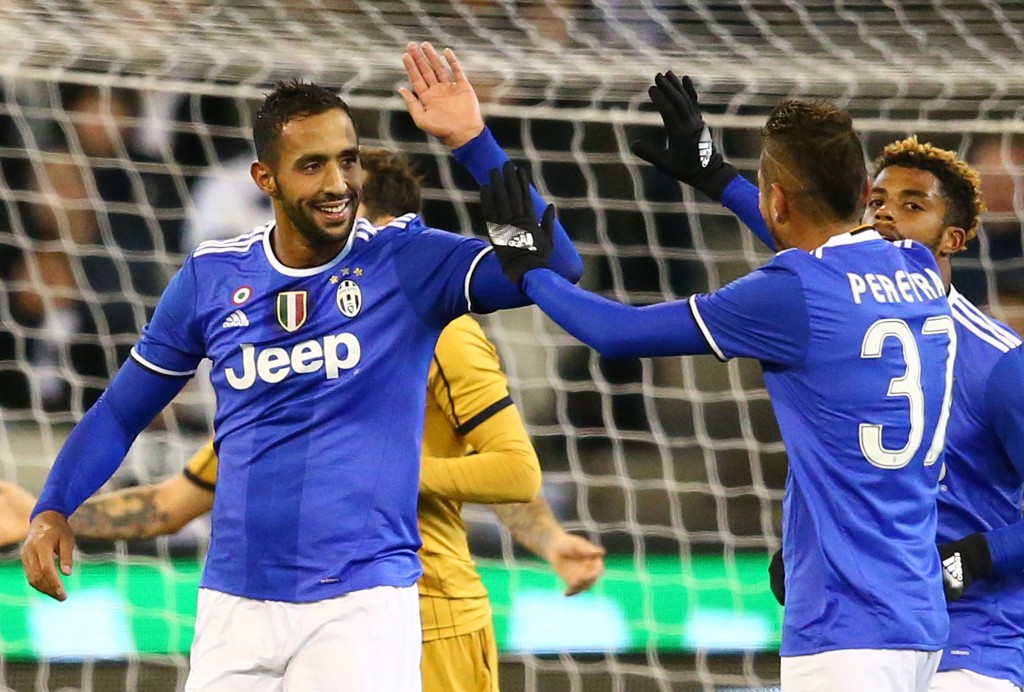 The two were former teammates at Roma and seems to have re-established their chemistry instantly as Pjanic found Benatia open who scored Juve's second goal of the match. (Picture Courtesy - AFP/Getty Images)