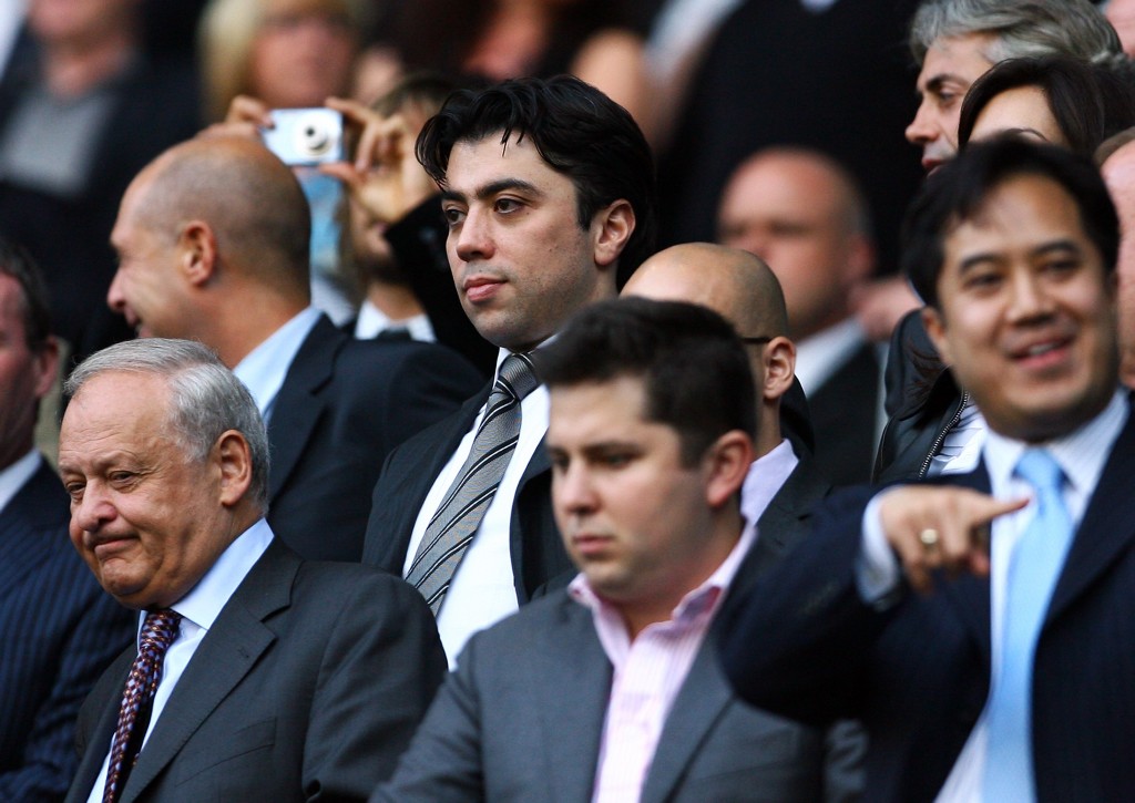 MANCHESTER, UNITED KINGDOM - SEPTEMBER 13: Kia Joorabchian looks on during the Premier League match between Manchester City and Chelsea at The City of Manchester Stadium on September 13, 2008 in Manchester, England. (Photo by Alex Livesey/Getty Images)