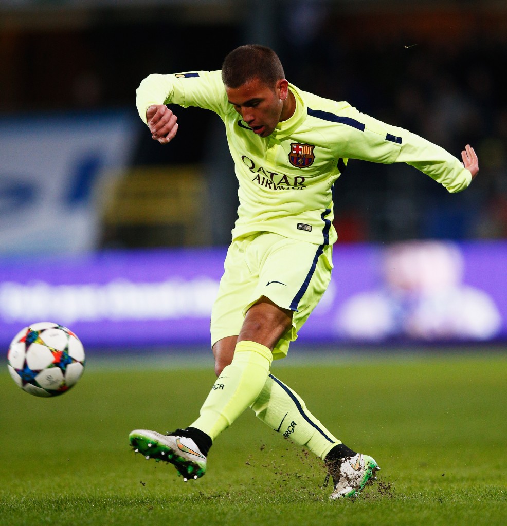 Juanma led the Barcelona youth side in the UEFA Youth League but was let go by the Catalan club at the end of last season. (Picture Courtesy - AFP/Getty Images)
