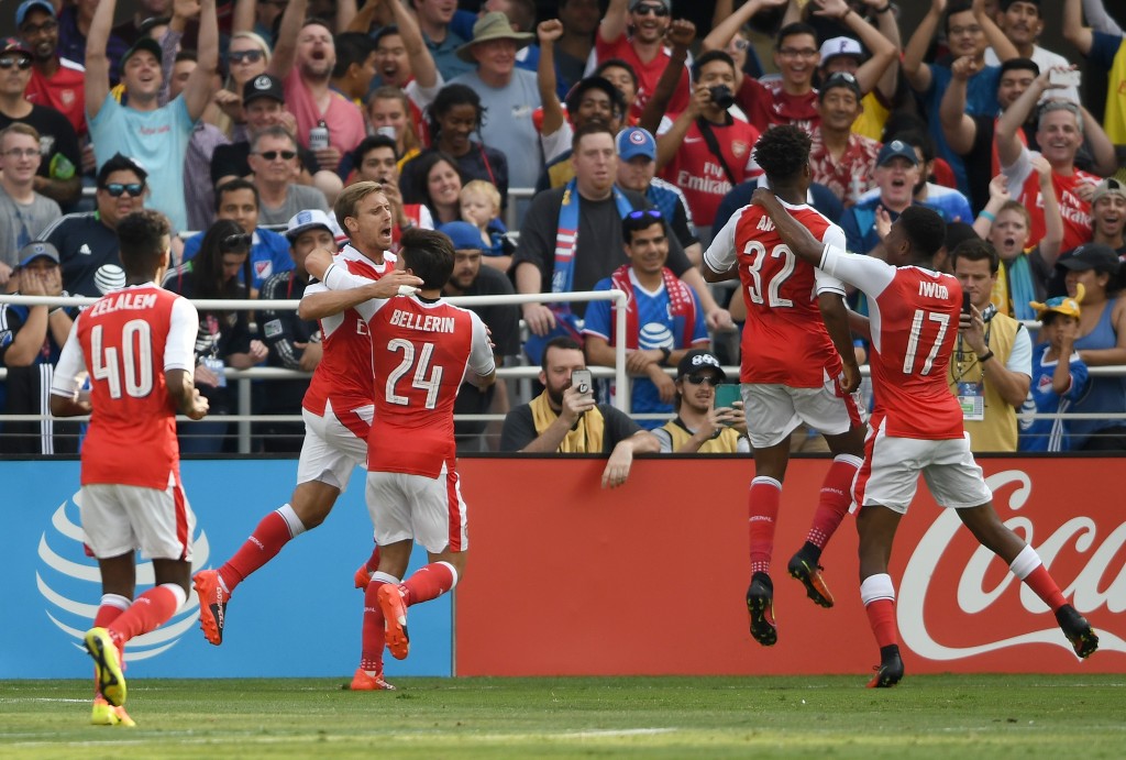Arsenal's attack could very well have a young and dynamic look this season. (Picture Courtesy - AFP/Getty Images)