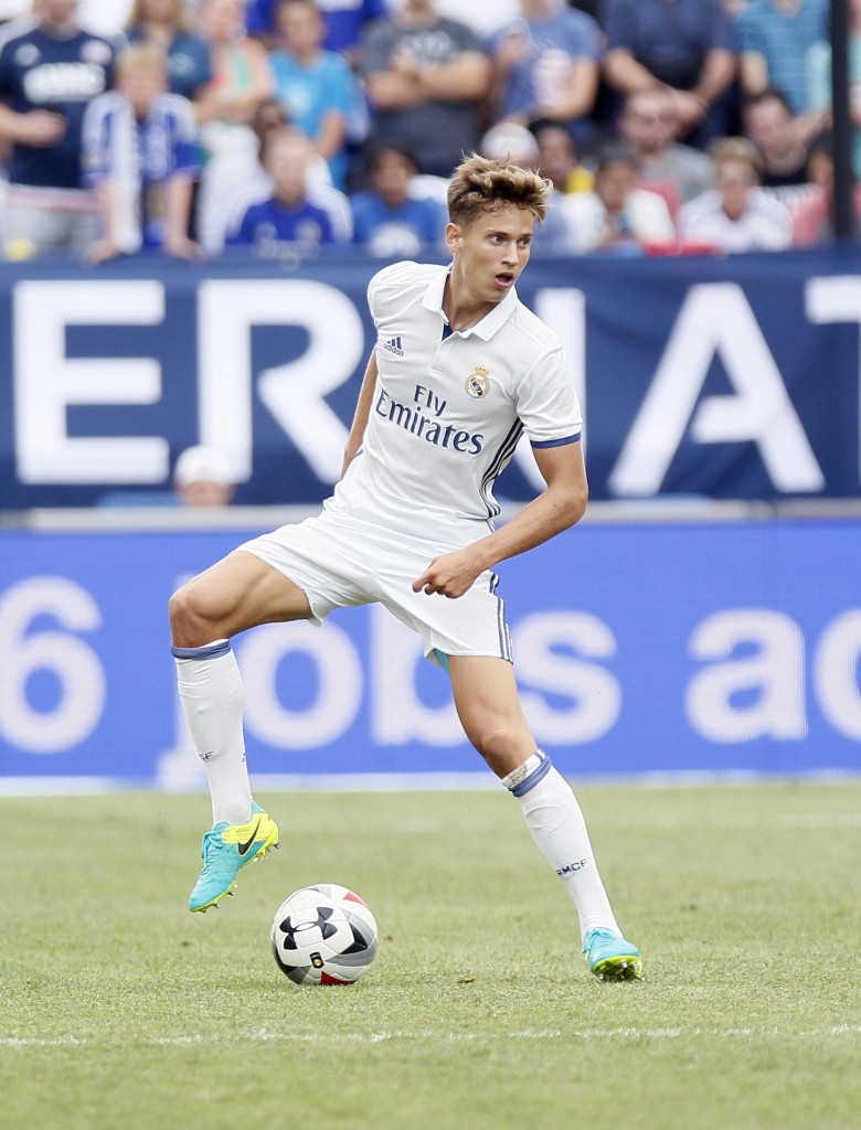 ANN ARBOR, MI - JULY 30: Martin Odegaard #26 of Real Madrid looks for a shot against Chelsea at Michigan Stadium on July 30, 2016 in Ann Arbor, Michigan. (Photo by Duane Burleson/Getty Images)