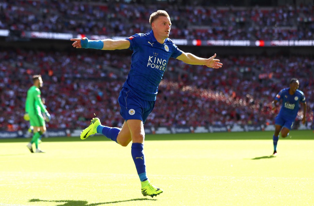 Ranieri would've been relieved to see at least one of his two star attackers playing like his usual self. (Picture Courtesy - AFP/Getty Images)