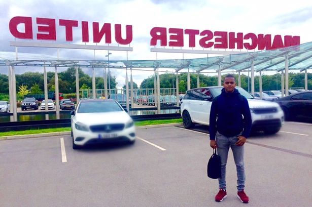 Manchester United have taken 20-year-old Curacao international Liandro Martis on trial. The former Feyenoord forward was spotted by United scouts while on trial for Oldham in July and trained with the Under-23s last week. He is also believed to be interesting Premier League champions Leicester. Martis, a winger, scored an eye-catching goal in the in The Latics's friendly defeat to Preston last month and United offered him the chance to train at Carrington. (Picture Courtesy - Manchester Evening News)