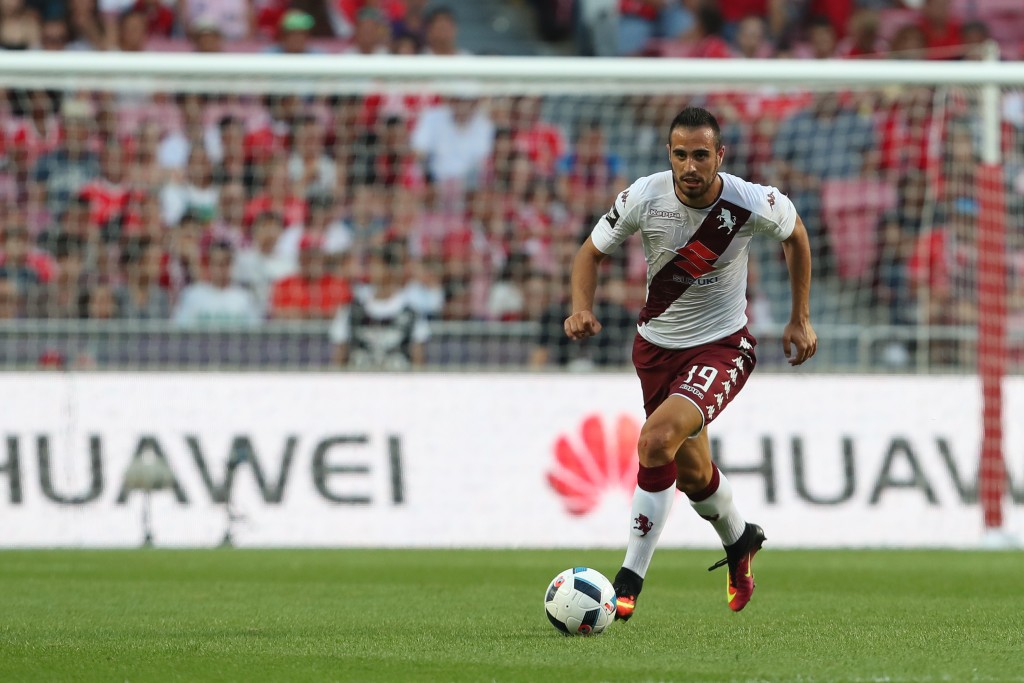 LISBON, PORTUGAL - JULY 27: Torino's defender Nikola Maksimovic during the match between SL Benfica and Torino for the Eusebio Cup at Estadio da Luz on July 27, 2016 in Lisbon, Portugal. (Photo by Carlos Rodrigues/Getty Images)