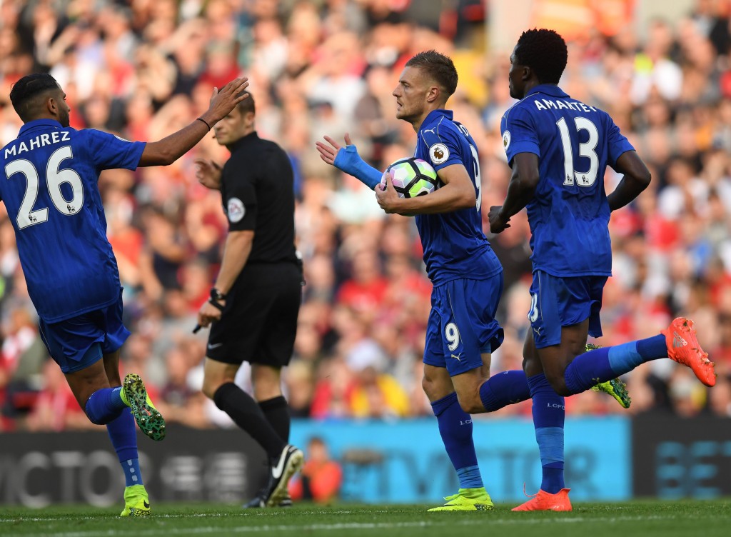The duo of Vardy and Mahrez have so far failed to replicate their last season form and Ranieri must do something to wake his beasts up before its too late. (Picture Courtesy - AFP/Getty Images)