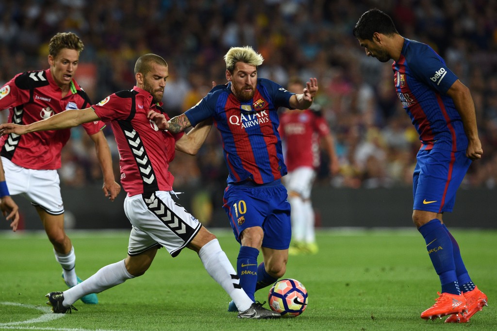 One wonders if Alaves had been able to secure the win had Messi and Suarez started the game and played the whole 90. (Picture Courtesy - AFP/Getty Images)