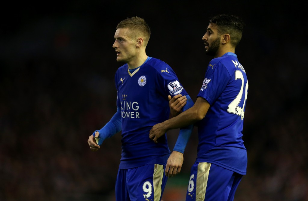 It almost feels as if something is holding Mahrez and Vardy back and it may possibly be due to last season's hangover. (Picture Courtesy - AFP/Getty Images)
