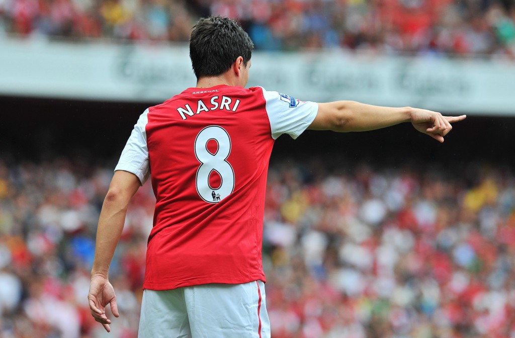 Arsenal's French midfielder Samir Nasri