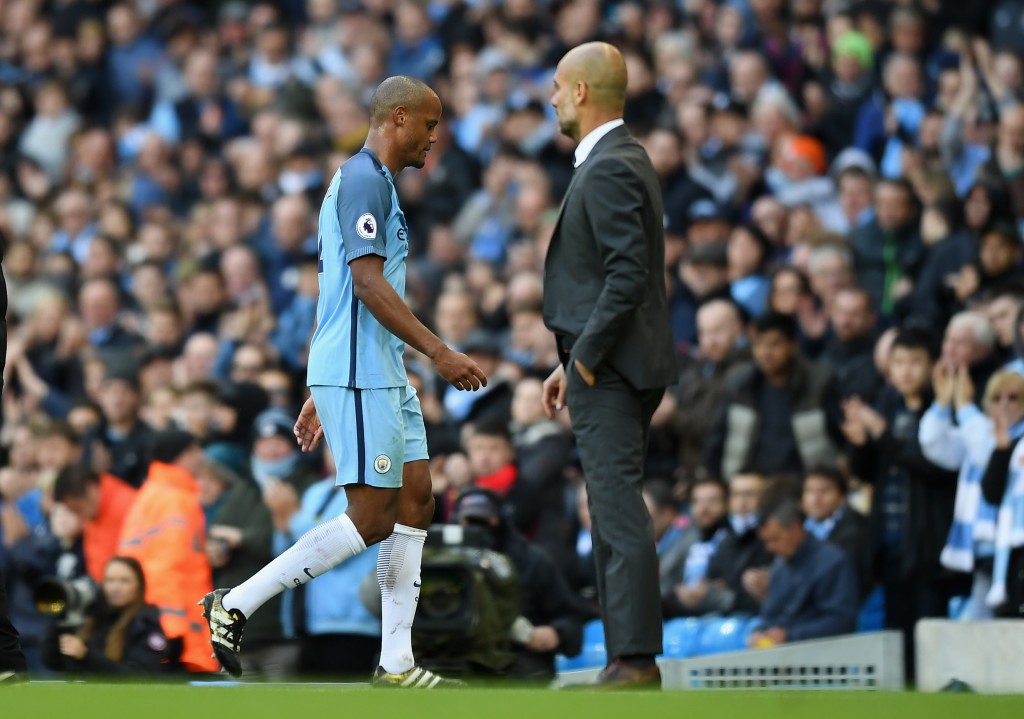 Manchester City captain Vincent Kompany is yet complete the whole 90 mins of a match this season. (Photo by Michael Regan/Getty Images)