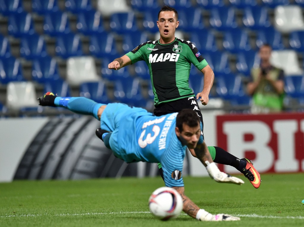 Sizzling in Sassuolo. (Picture Courtesy - AFP/Getty Images)